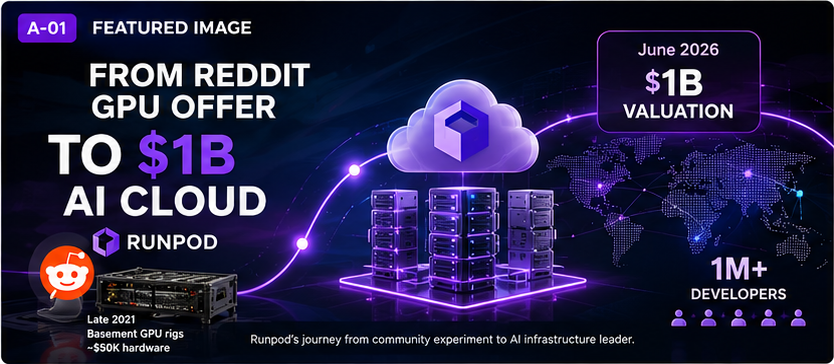 Runpod: From a Reddit GPU Offer to a $1 Billion AI Cloud